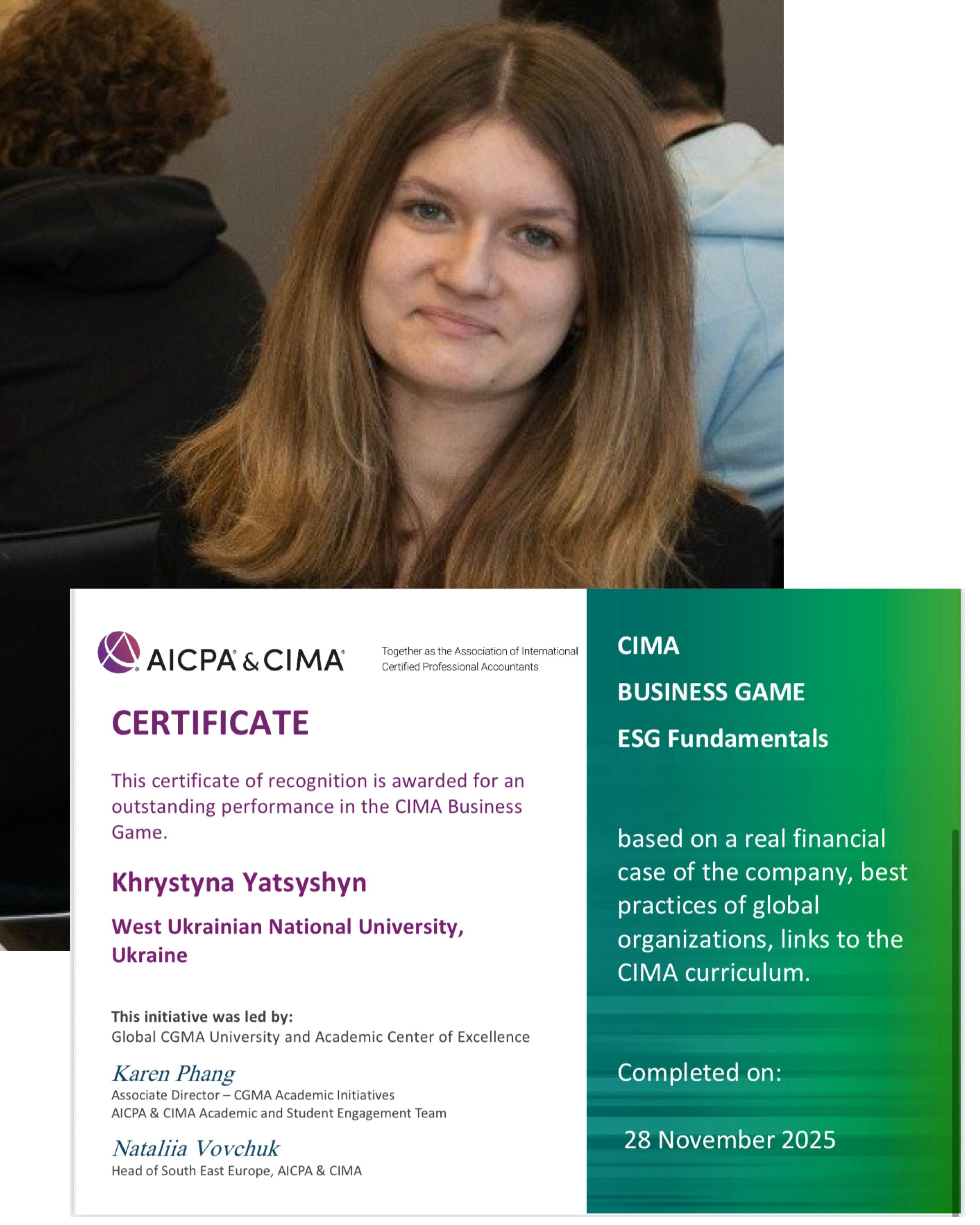 Студенти ФФО ЗУНУ взяли участь у міжнародній бізнес-грі CIMA Business Game