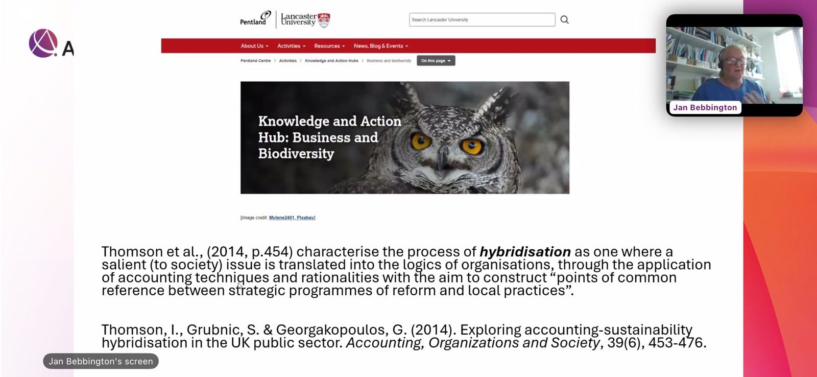 Викладачі та студенти факультету фінансів та обліку долучилися до міжнародного вебінару «Financial Reporting & the Natural Environment: Sink or Swim?»